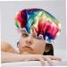 3-Piece FRCOLOR Double-Layer Satin Shower Cap Set for Women - Water-Proof, Breathable & Stylish Hair Protection - Buy Online on GoSupps.com