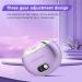 Fingernail Trimmer Electric - Automatic Electric Nail Clipper Electric Nail File | Rechargeable Nail Scraps with Light & 3 Speeds Clipper with LCD Digital Display for Children Seniors Purple - Buy Online on GoSupps.com