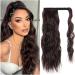 Ponytail Extension Body Wave Ponytail Hair Extension Heat Resistant Synthetic Wrap Around Ponytail Extension Clip In Wave Curly Ponytail Hairpiece for Women Ponytail Hairpiece for Women (Color : 1B - Buy Online on GoSupps.com