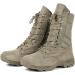 MUTERUN Men's 8-Inch Tactical Military Combat Boots - Green, Size 7.5 - Buy Online on GoSupps.com