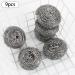Alicer 9PC Stainless Steel Sponge Set - Durable Metal Pot Cleaner for Coated Pots Pans & Glass Ceramic Hobs - Strong Wool Scrubbers for Effective Cleaning - Buy Online on GoSupps.com