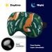 Foxes and Flowers Sleep Mask Eye Cover - Adjustable Strap, Blocks Light for Night Travel - Men and Women - Buy Online on GoSupps.com