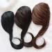 Bangs Hair Clip Side Bangs Synthetic Fishtail Plaited Braided Bangs One Pieces Natural False Hair Bang Front Braids Fringe Clip in Hair Extensions hairpieces for Women Bangs Clip in Hair (Color : Dar 1 Dark Brown - Buy Online on GoSupps.com