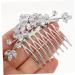 Didiseaon Bangs Comb Crystal Headband Pearl Wedding Hairpieces Bridal Hair Clip Hair Jewels for Women Hair Pearls Tiara Hair Accessories Rhinestones Aluminum Alloy Bride Hair Comb - Buy Online on GoSupps.com