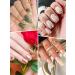 Ebanku 3pcs Nail Art Foils - Double-Sided Glitter Gold Stickers for DIY Nail Decorations - Buy Online on GoSupps.com
