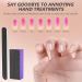 Buy SKYPIA 4 Pack Black Nail File 100/180 Grit & Purple 3 Sided Buffer Block Set - Best Nail Care Tools for Professional Finishing | International Shipping Available - Buy Online on GoSupps.com