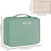 Large Waterproof Cosmetic Bag - Portable Makeup Organizer for Women & Girls - Green Travel Bag with Brush Compartment - Buy Online on GoSupps.com