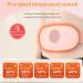 Wireless Heating Pillow for Menstruation | 7 Vibration Modes Heat Belt for Women & Girls - USB Pink - Buy Online on GoSupps.com
