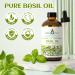 EVOKE OCCU Basil Essential Oil 118ml - Pure Basil Oil for Skin, Massage, Diffuser, Candle & Soap Making - Buy Online on GoSupps.com