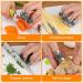MWZBTG Stainless Steel Finger Protection Kitchen Finger Guards Thumb Cover Set for Seafood Preparation Opening Cutting Handling - Buy Online on GoSupps.com