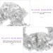 Lurrose 2-Piece Silver Sparkling Sequin Hair Ties for Girls | Hair Tendrils Holders & Rubber Bands - Buy Online on GoSupps.com