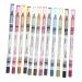 FOMIYES 12Pcs Liner Pencil Set Eyeliner Lipliner Pen Eyeshadow Pencil For Makeup Water Sweater Oilproof Medium Colorful