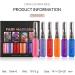 RoseFlower 6 Colours Hair Chalk Combs - Washable Temporary Hair Dye for Kids, Boys, Girls, Women - Pink, Purple, Blue, Orange - Carnival, Birthday, Cosplay, Halloween, Xmas - Buy Online on GoSupps.com