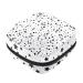 Menstruation pad bag with zipper women's napkin bag tampons collective bags for women and girls (black star pattern) Color 6