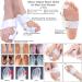 Bunion Corrector Kit - 15Pcs for Women and Men, Hallux Valgus Relief, Toe Spacer Straightener, Big Toe Separator, Metatarsal Sleeve Protector and Exercise Strap - Buy Online on GoSupps.com