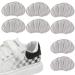 8 Pairs Heel Grips with Strong Sticky Backing Heel Grips Heel Cushion Pads for Shoes Too Big Anti-Blister Heel Cushion Pads Heel Protectors from Slipping Out and Rubbing for Women and Men Gray