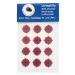 Urinal Fly Toilet Stickers 12 Pack Red/Blue Targets 80% Cleaner Bathrooms in Minutes!