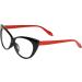 Buy iB-iP Women s Cat Eye Vintage Glasses | Retro Plastic Frame | Clear Lens | Black Transparent - Stylish Eyewear for Every Occasion - Buy Online on GoSupps.com