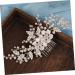 minkissy Flower Comb Wedding Hair Vintage Bridal Hair Bridesmaids Hair Bridal Comb Headdress Side Hair Crystal Comb Hair Accessories for Women Wedding Flower Crystal Miss Alloy Abs - Buy Online on GoSupps.com