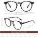 DOOViC Blue Light Blocking Reading Glasses - 4 Pack Fashion Round Computer Readers for Men & Women - Anti Eye Strain 2.25 Strength - Stylish & Comfortable - Buy Online on GoSupps.com