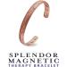 Buy Copper Magnetic Bracelet for Men & Women - 18 000 Gauss Adjustable Bangle for Wrist Size 7.25-8 - Buy Online on GoSupps.com