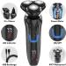 JIAABCHOMO 3-in-1 Electric Razor for Men - IPX7 Waterproof, Cordless Rechargeable Shaver with LCD Display - Buy Online on GoSupps.com