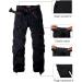 XNMAYA Womens Cargo Pants Quick Dry Casual Military Army - 18 - Black - Buy Online on GoSupps.com
