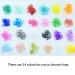 1500Pcs Candy Color Tiny Hair Elastic Bands for Girls & Women - Elastic Ponytail Holders in 24 Colors - Buy Online on GoSupps.com