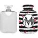 Personalized Valentine's Day Hot Water Bottles - Custom Hearts Hot Bottle for Pain Relief Bed Warmers & Heating Pillows - 1L - Buy Online on GoSupps.com