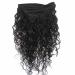 Doren Deep Curly Clip In Human Hair Extensions 24 Inch - Brazilian Remy 120g Wavy Curly Hair for Women - Natural Color, 8Pcs 20 Clips - Buy Online on GoSupps.com