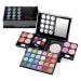 Color Nymph All In One Makeup Palette Set Kit Portable Travel Makeup Kit for Girls with 24-Colors Eyeshadows Facial Blusher Lip Gloss Pressed Powder Mascara Brushes Mirror Black-1