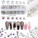 Ylyy 1440 Pieces Crystal Road Stones - Round Glass Stones with Tweezers & 5 Pick-Up Tools for Creative Projects | International Shipping Available - Buy Online on GoSupps.com