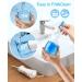Nicefeel Cordless Water Flosser Teeth Cleaner - Portable & Rechargeable Oral Irrigator for Travel - IPX7 Waterproof with 4 Jet Tips - 3 Modes, 300ML Capacity - White - Buy Online on GoSupps.com