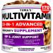 Dog Multivitamin Chewable with Glucosamine - 23 in 1 - Dog Vitamins and Supplements - 170 Chews - Senior & Puppy Multivitamin for Dogs - Hip & Joint Support - Immune Health Skin Digestion Chicken 170 Soft Chews