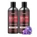 KUNDAL White Musk ANTI-HAIR LOSS Caffeine Scalp Care Deep Cleansing Shampoo x2 bottles 300ml