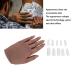 Manicure Practice Fake Hand Silicone Nail Training Model with Bendable Joints Embedded Nail and Thick Nail Bed Skin for Authentic Nail Application Experience Ideal (Left Hand) - Buy Online on GoSupps.com