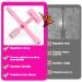 Upgraded 5-in-1 Cat Eye Gel Nail Polish Magnet Wand | Multi-Function 3D Nail Design Tool for Salon & Home - Pink - Buy Online on GoSupps.com