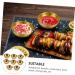 Milisten 1 Set 8pcs Dish Seasoning Dipping Plates Side Dish Japanese Plates Mini Dipping Plate Small Sauce Cups Metal Gold Decor Sauce Bowls Stainless Steel Sushi Measuring Cup - Buy Online on GoSupps.com