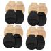 Holibanna 8 Pairs Lace Forefoot Pad Pumps High Heels for Women High Heel Liner Socks Half Forefoot Pads for Women Cotton Socks No Show Socks Floor Mat Cotton Pad Women's Non-slip