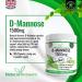 D-Mannose 1500mg | 365 Vegetarian Capsules | Precision Formula | Made in UK - Buy Online on GoSupps.com