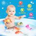 Tesoyzii Light Up Dinosaur Bath Toys for Boys 1-5 Years | Sensory & Autism-Friendly Gifts | Colorful Bath Toys for Toddler Boys - Buy Online on GoSupps.com