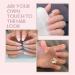 20Sheets-960Pcs French Manicure Nail Sticker French Nail Self-Adhesive Stickers DIY Nail Art Tool Accessories French Manicure Stencil in Half-Moon Shaped - Buy Online on GoSupps.com