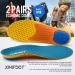 Xinifoot Orthopedic Insoles for Flat Feet | 2 Pairs for Men & Women | Heel Spur & Plantar Fasciitis Support | EU Size 41-46 - Buy Online on GoSupps.com