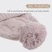 Pesaat Knitted Baby Winter Beanie Earflap Hat - Infant Toddler Boys Girls Fleece Lined Pom Pom Beanie 0-6 Months (Grey) - Buy Online on GoSupps.com