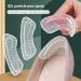 5 Pairs Invisible Heel Pads for Big Shoes - Anti-Slip Cushions & Blister Protection for Women - Buy Online on GoSupps.com