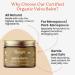 NewLife Naturals USDA Certified Organic Vulva Cream - Menopause Support & Intimate Feminine Care - 2 Oz | Made in USA - Buy Online on GoSupps.com