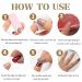Vemalo Medium Heart Nude Fake Nails - 24Pcs Coffin Press on Acrylic Nails for Women and Girls - Buy Online on GoSupps.com