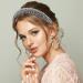 WLLHYF Rhinestone Headband - Fashionable Sparkly Black/Silver Diamond Hair Hoop for Women - Bridal/Wedding Accessories - Buy Online on GoSupps.com