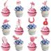Rosa Cowgirl Cupcake Toppers - 24 Pieces Cowboy Theme Party Accessories for Birthdays Weddings & Celebrations - Buy Online on GoSupps.com