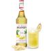 MONIN Premium Yellow Banana Syrup 1L for Cocktails and Mocktails - Vegan, Allergen-Free, 100% Natural Flavours - Banoffee Syrup Pairing Option - 1 Pack - Buy Online on GoSupps.com